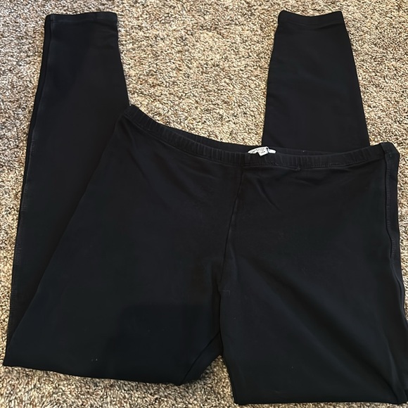 Splendid Womens Cotton Modal Leggings Black - Picture 3 of 5